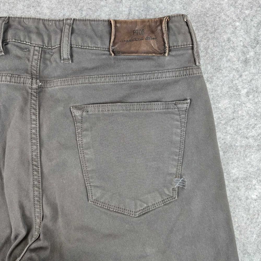 PT05‎ Torino Jazz Regular Fit Pants Mens 32 Dark Gray Five Pocket Italian Design